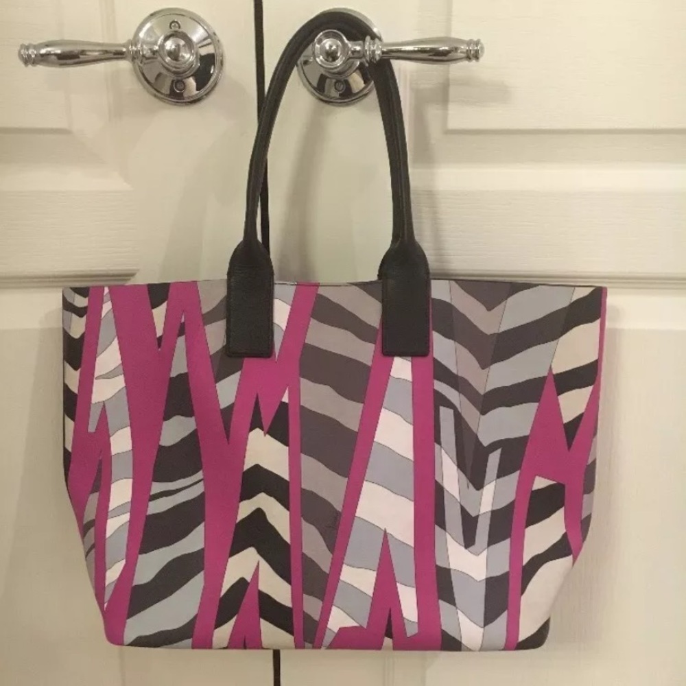 Emilio Pucci 'Medium' Tote Abstract Gazelle NWT